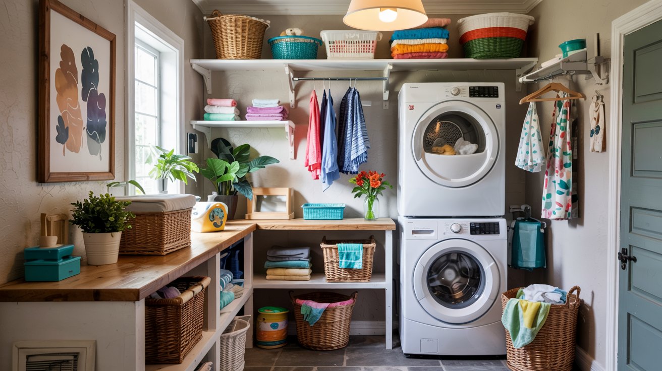 25 Creative Ideas for a Small Laundry Room Makeover