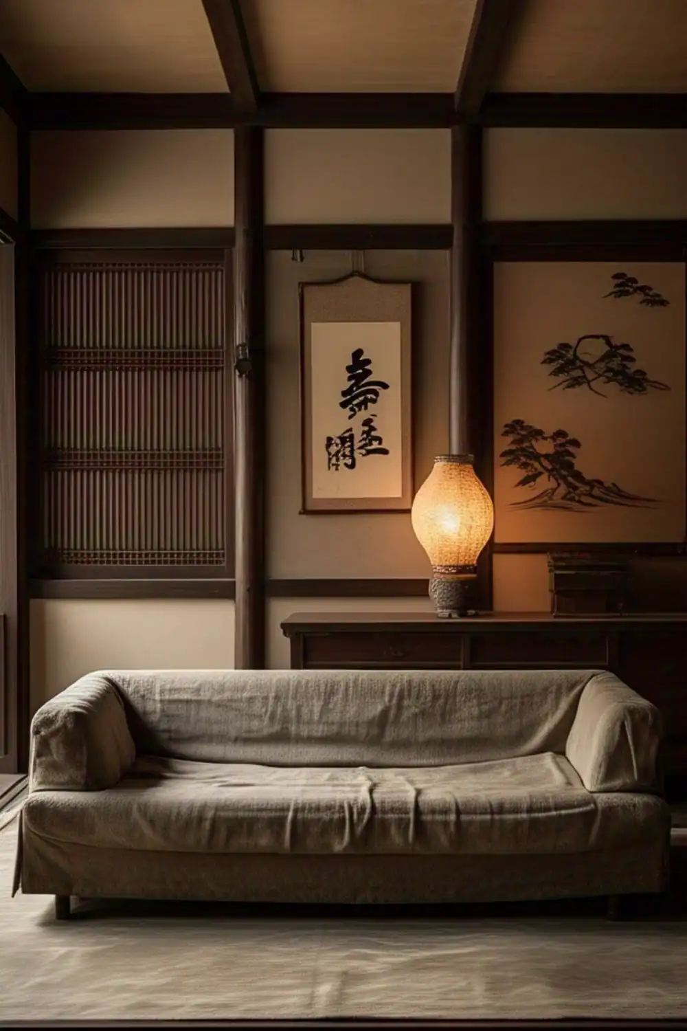 old-couch-minimalist-living-room