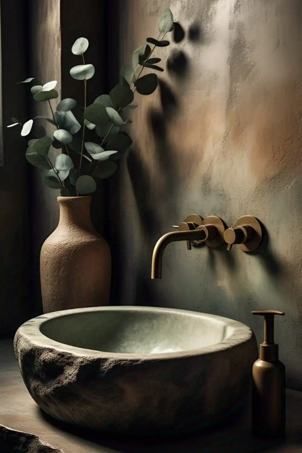 wabi sabi bathroom sink