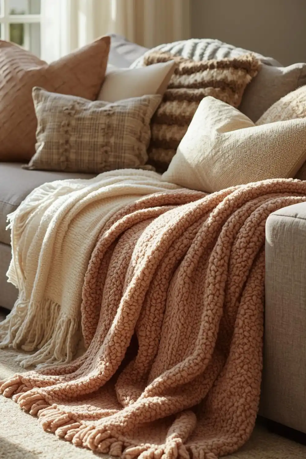Make Use of Curtains for a Soft, Enclosed Feel