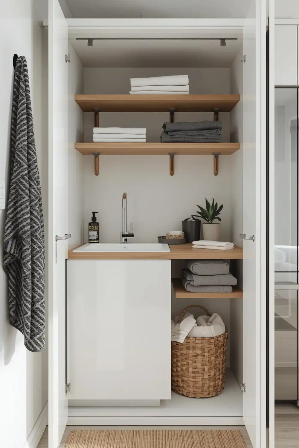 Minimalist Open Shelving