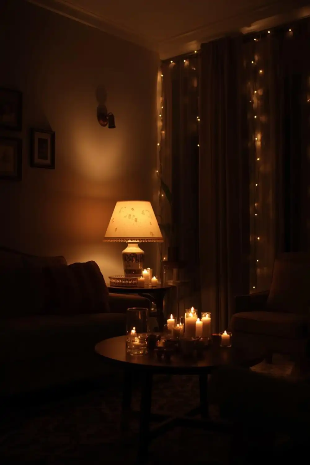 cozy living room Use Layered Lighting to Set the Mood