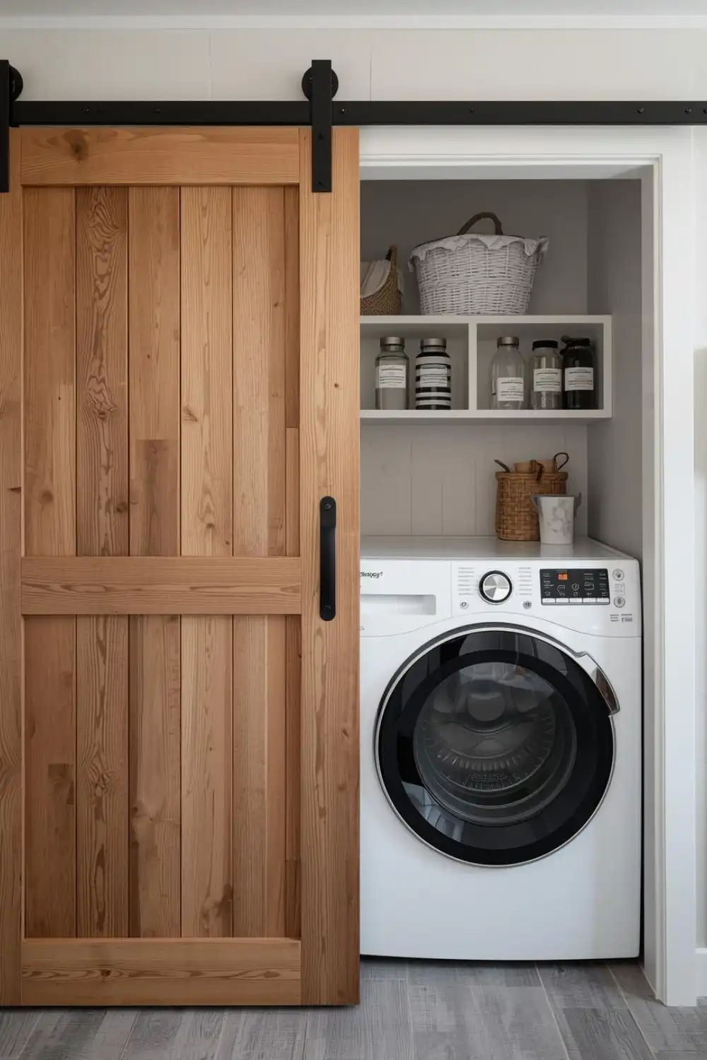 Sliding Barn Door Entrance
