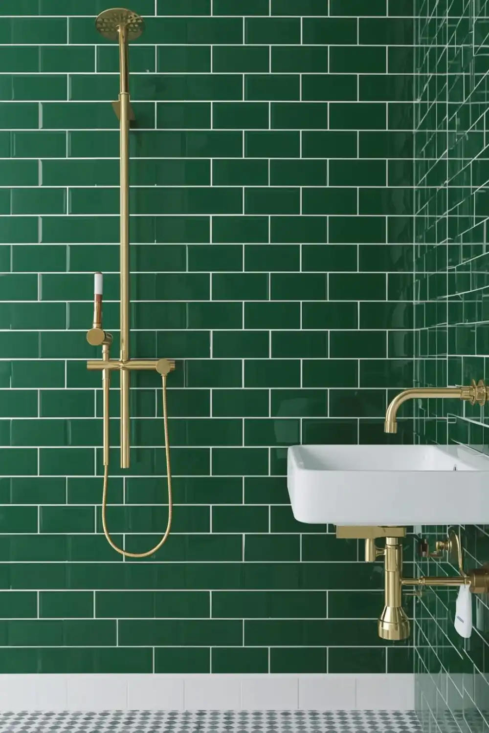 Green Subway Tiles