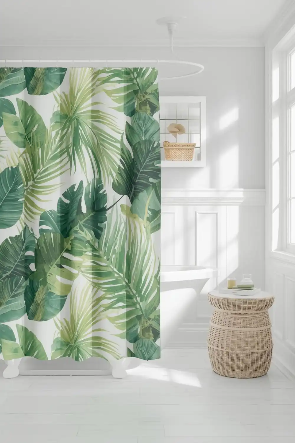 Botanical Print Shower Curtain