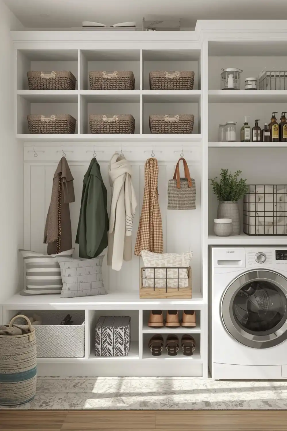 Multi-Use Laundry + Mudroom Combo