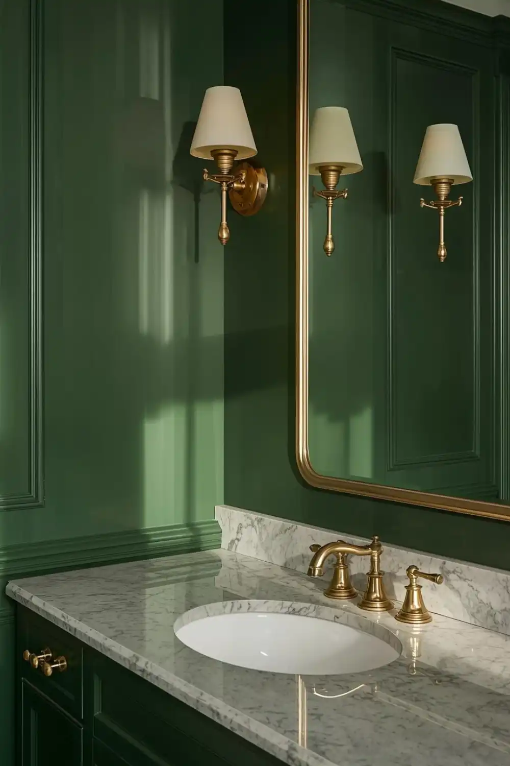 Green and Brass Elegance